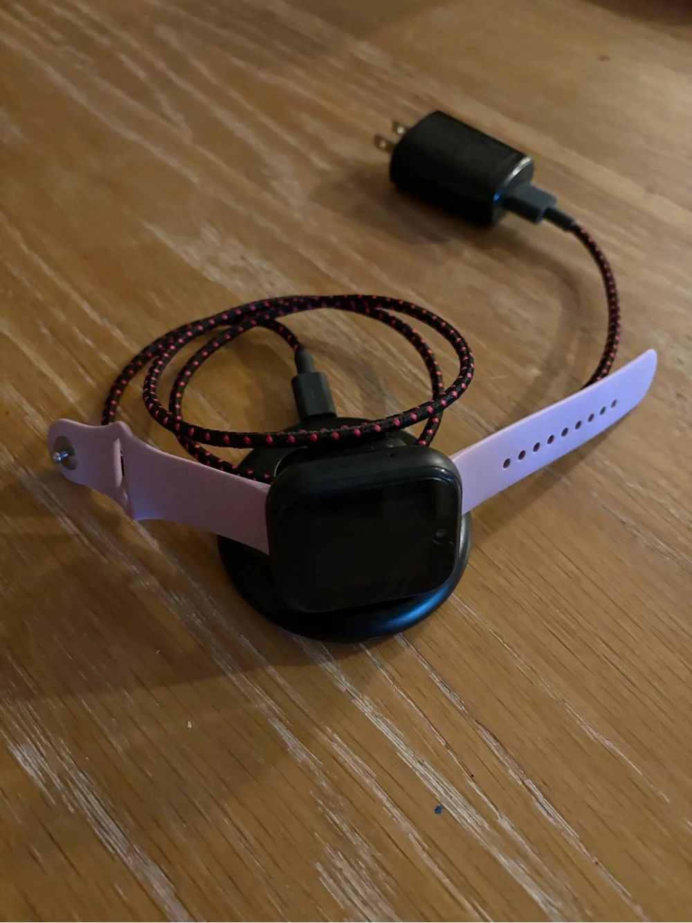 Brand New Smartwatch with Purple Silicone Band